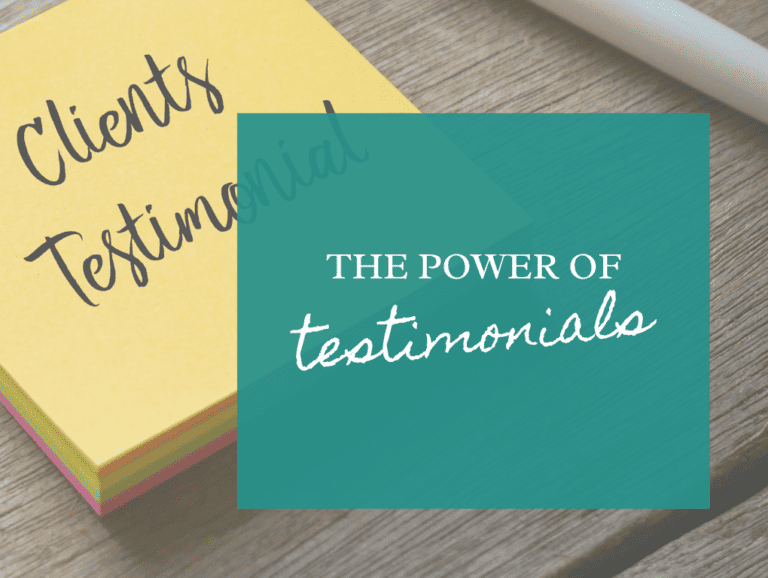 The Power of Testimonials